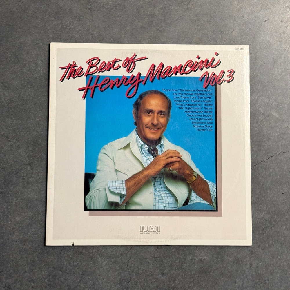 The Best of Henry Mancini Vol 3 Vinyl LP RCA AQL1-3347 Easy Listening Soundtrack